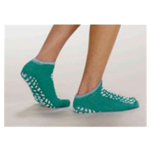 Slippers Patient Terry Treads Terrycloth Green 2X Large 48Pr/Ca